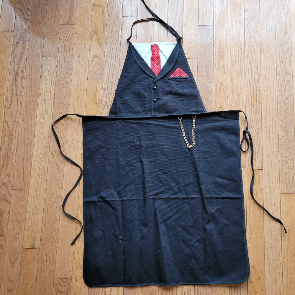 Apron Tuxedo Suit Classy Chef Costume O/S
